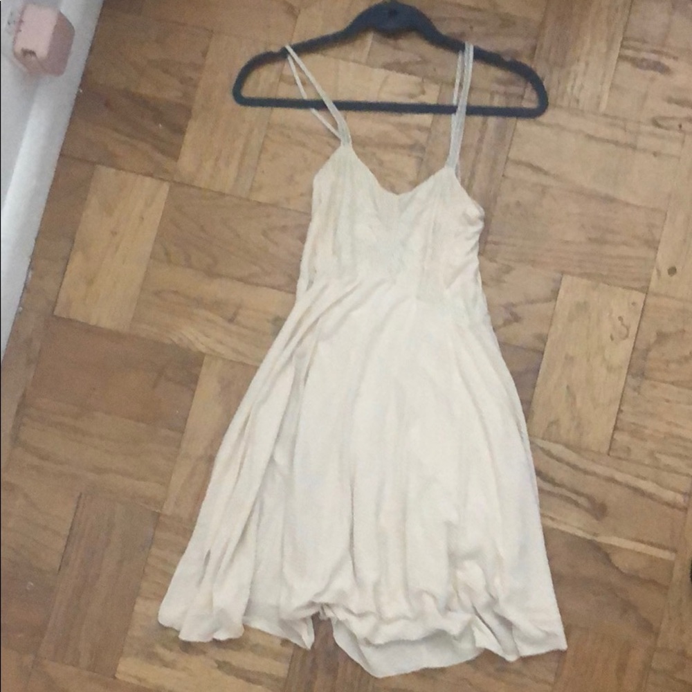 Free people cream colored dress